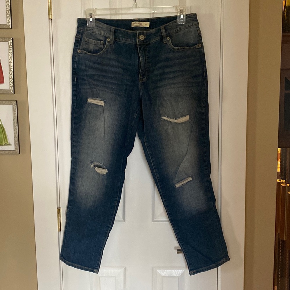 Fun jeans to work out with boots or flats!